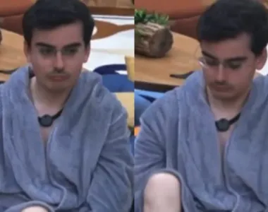 Dudu tentou disfarçar,mas já era tarde