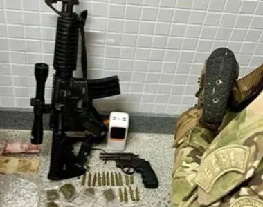 Fuzil foi apreendido durante ação policial