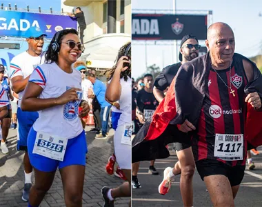 Corrida do Bahêa e Corrida do Leão já viraram febre entre tricolores e rubro-negros