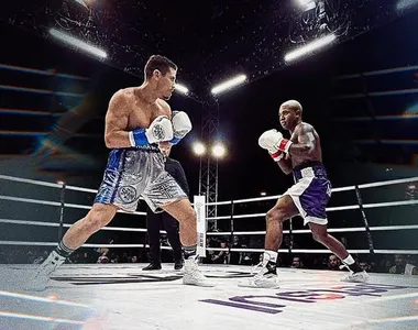 Davi Brito perdeu a luta contra o ator Sacha Bali