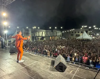 Márcio Moreno durante show