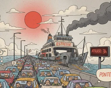 Ferry deixa a galera estressada