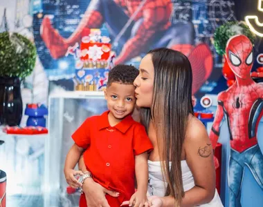 Filho de Rodrigo Amendoim fez três anos