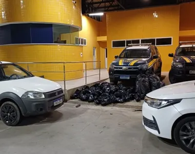 Carregamento estava em um Fiat Strada