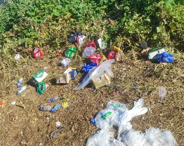 Grande presença de lixo no circuito