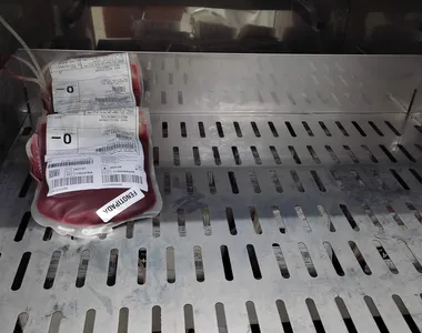 Níveis de sangue estão baixo