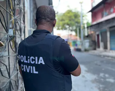 Suspeito foi levado para delegacia