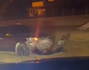 Idoso morre e outra pessoa fica ferida após colisão em Alagoinhas