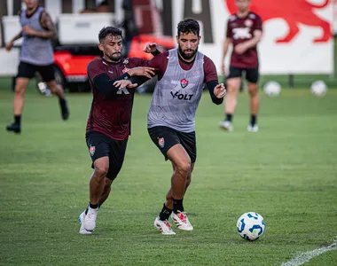 Vitória treina na Toca do Leão