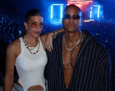 Dançarina Lore Improta e o cantor Léo Santana