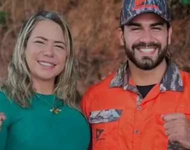 Vereadora Débora Santana e o filho Cleydson Cardoso