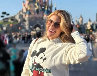 Lore Improta foi criticada por ir à Disney sem a filha, Liz