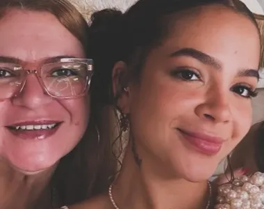 Mel Maia e sua mãe