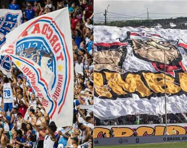 Torcedores lotaram a Arena Fonte Nova e o Barradão durante campanhas