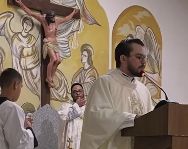 Padre Thiago Zanardi, da Paróquia São Francisco de Assis