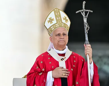Papa Leão XIV na Praça de São Pedro