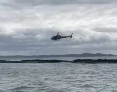 Helicóptero foi utilizado para localização do corpo
