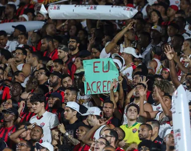 Torcida rubro-negra no Barradão