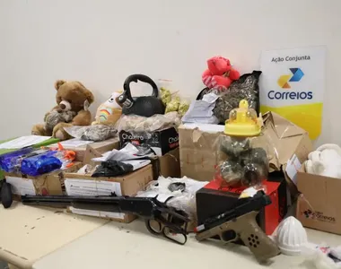 Materiais apreendidos serão levados ao DPT