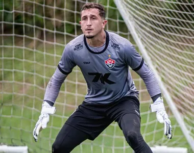 Thiago Couto terminou a temporada como titular do Vitória