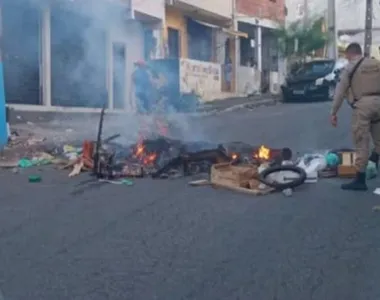 Protesto começou por volta das 15h30