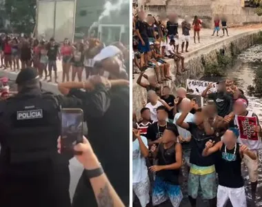 O responsável pelo evento explicou o hábito de curtir dentro do esgoto desde novo