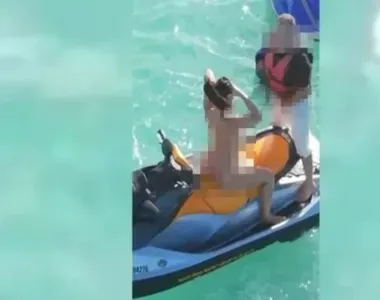 Binho Ted estava gravando cenas de sexo explico em área ambiental preservada