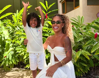 Sthe Matos é mãe do pequeno Apolo, de 6 anos