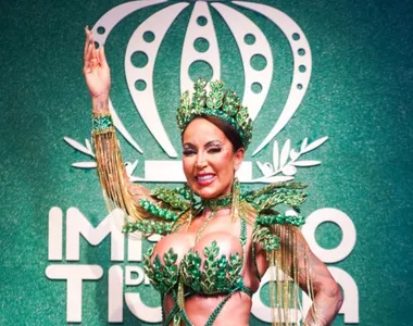 Elisa Sanches, rainha de bateria do Império da Tijuca