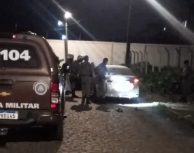 Policiais militaresm chegaram para prender Paulão do Caldeirão