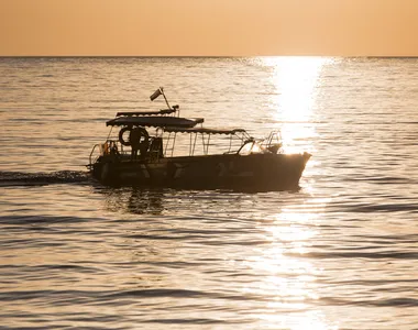 Barco ficou parado até os ânimos se acalmarem