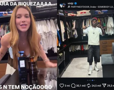 Internautas suspeitam que Virginia esteja na casa de Vini Jr.
