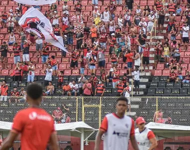 Treino aberto do Vitória em 2021, também no Barradão
