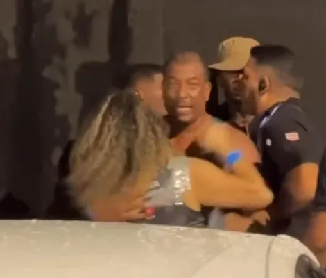 Imagem ilustrativa da imagem Vídeo: Homem cai na porrada após suposto furto de celular na Barra