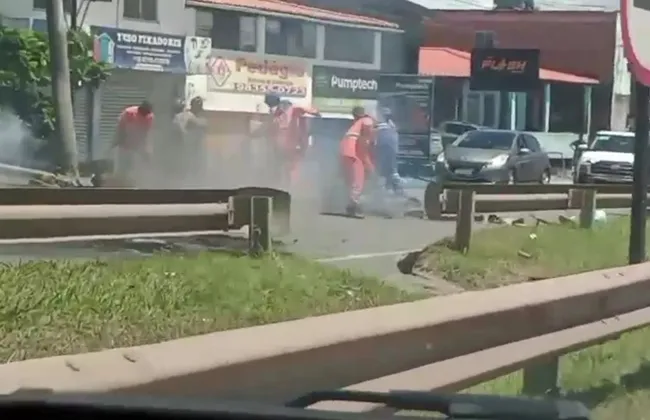 Imagem ilustrativa da imagem Manifestação em Abrantes causa três horas de engarrafamento