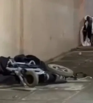 Imagem ilustrativa da imagem ‘Desalmado’ empurra cadeirante do quarto andar e se joga na sequência