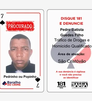 Imagem ilustrativa da imagem Conheça Popinho e Tchango, que entraram no Baralho do Crime da SSP