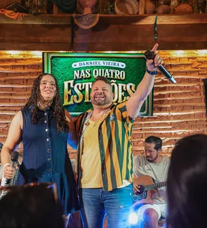 Imagem ilustrativa da imagem Danniel Vieira grava audiovisual com participação da filha