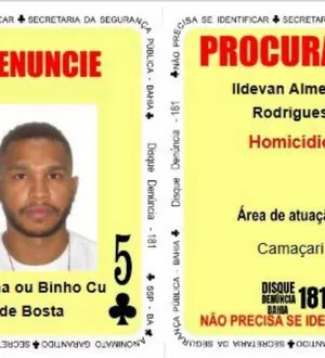 Imagem ilustrativa da imagem Líder de facção em Camaçari e ‘5 de Paus’ do Baralho do Crime é preso