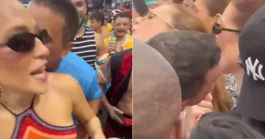 Imagem ilustrativa da imagem Tentou, mas não deu! André Marques leva fora de Ana Clara no Carnaval