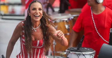 Imagem ilustrativa da imagem Após cirurgia, Ivete Sangalo retoma pique firme pra ficar maromba