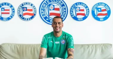 Imagem ilustrativa da imagem Bahia anuncia contratação do goleiro Léo Vieira