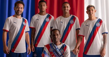 Imagem ilustrativa da imagem Bahia lança uniforme para a temporada 2026