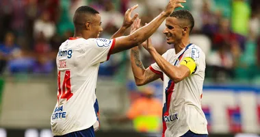 Imagem ilustrativa da imagem Bahia vence o Bragantino e segue invicto no Brasileirão