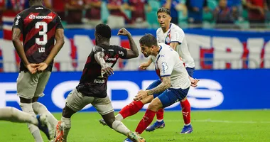 Imagem ilustrativa da imagem Bahia x Athletico: CBF divulga áudio da análise de pênalti anulado