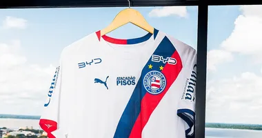 Imagem ilustrativa da imagem BYD é anunciada como nova patrocinadora do Bahia; veja fotos