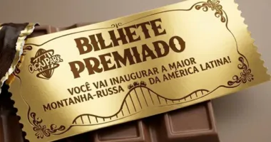 Imagem ilustrativa da imagem Cacau Show esconde bilhetes premiados em barras de chocolate; veja