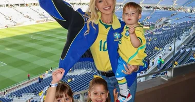 Imagem ilustrativa da imagem Ciúme de Vini? Zé Felipe proíbe viagens dos filhos após jogo do Brasil