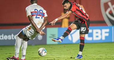 Imagem ilustrativa da imagem Com dose dupla e golaço, Vitória bate o Piauí pela Copa do Nordeste