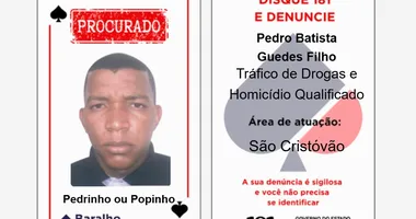 Imagem ilustrativa da imagem Conheça Popinho e Tchango, que entraram no Baralho do Crime da SSP